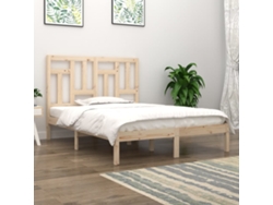 Estructura De Cama Madera Maciza De Pino 140x190 Cm