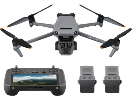 Drone DJI Mavic 3 Pro Fly More Combo con DJI RC Pro (5.1K - Autonomía: Hasta 43 minutos - Negro)