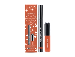 Lápiz labial removible con brillo color arcilla naranja