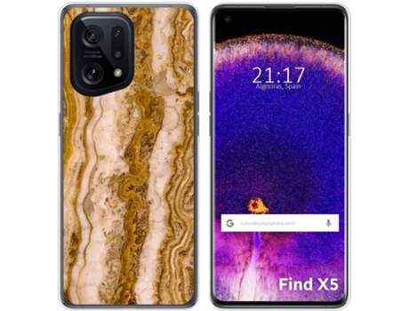 Carcasa para Oppo Find X5 5G TUMUNDOSMARTPHONE Dibujos Mármol 10 Multicolor