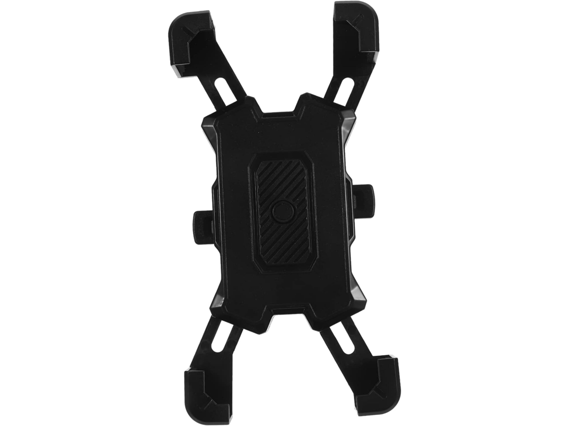 Soporte para teléfono de bicicleta, soporte para manillar, accesorio de navegación para ciclismo, diseño compacto y práctico, color negro Jortmrd
