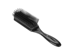 Pente De Cabelo Revestido Anti-estático Com Nove Linhas Para Cabelo Cacheado E Massagem Do Couro Cabeludo