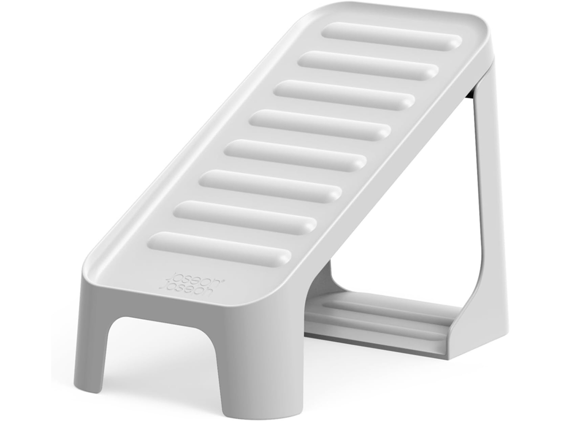 Organizador de zapatos compacto, 2 piezas, color blanco hueso, diseño elegante, material duradero, maximiza el espacio y es fácil de limpiar, Joseph Joseph