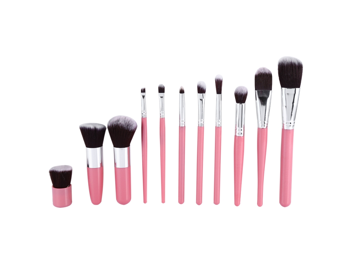 Kit De Pinceles De Maquillaje Básico (aplicación De Polvo Y Base)