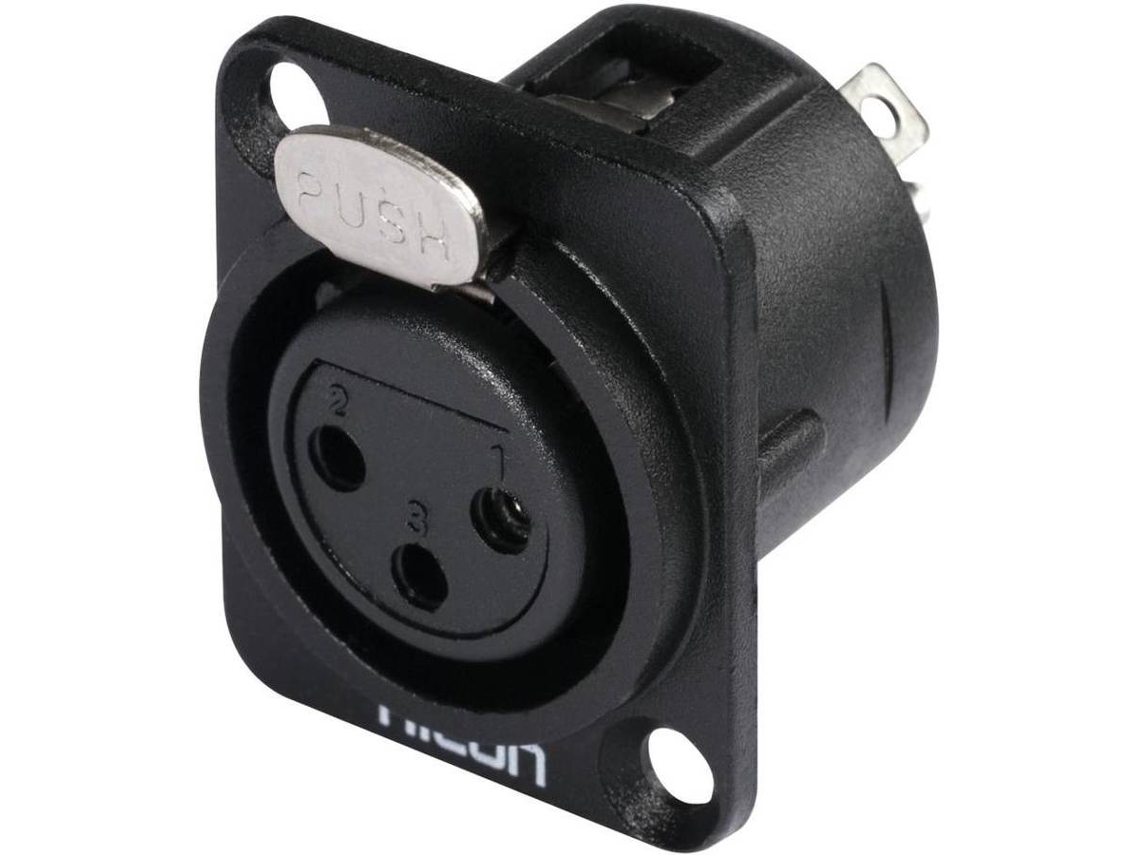 Plugue Mounting HICON XLR 3pin HI-X3DF-M