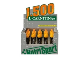 Complemento Alimentar NUTRISPORT Nutrisport L Carnitina Morango 1500mg 20 Ampolas 20