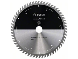 Disco de Sierra Circular BOSCH Standard para Madera Para Sierras a Batería 254x2.2/1.6x30 T60 para Sierras Bancada