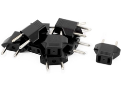 10 Unidades De Fuente De Alimentación Con Convertidor De Voltaje De Viaje De 125/250 V Ca 6 A Con...