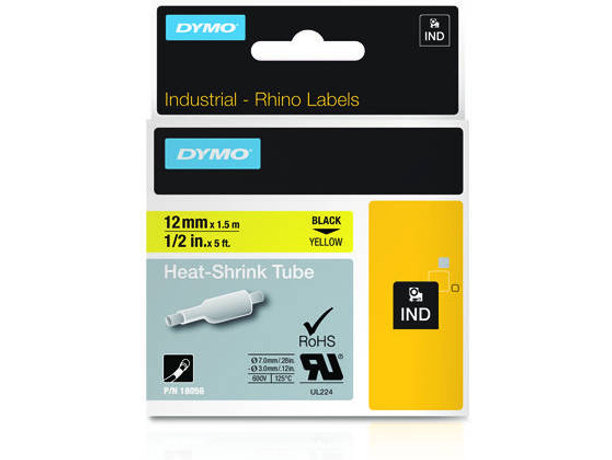 Cinta Laminada DYMO 18056 Negro