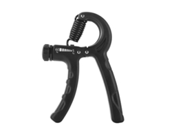 Ejercitador De Agarre Portátil De Plástico Con Buena Elasticidad, Entrenador De Fuerza Para Mujeres, Recuperación De Lesiones, Mano, Negro