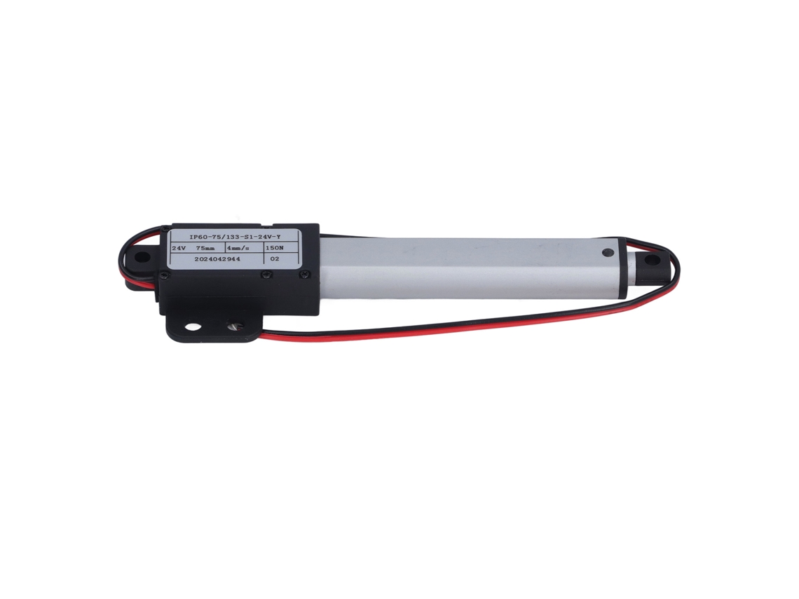 Actuador Linear Elétrico Mini Telescópico 150n 75mm Dc24v 4mm/s Para Robô