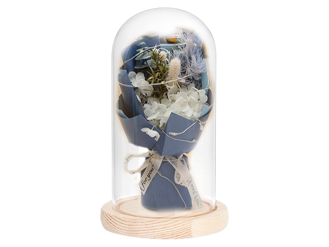 Ramo de flores preservadas para ella, regalo de rosa eterna preservada para esposa, novia y mamá, flores frescas para Navidad y cumpleaños.