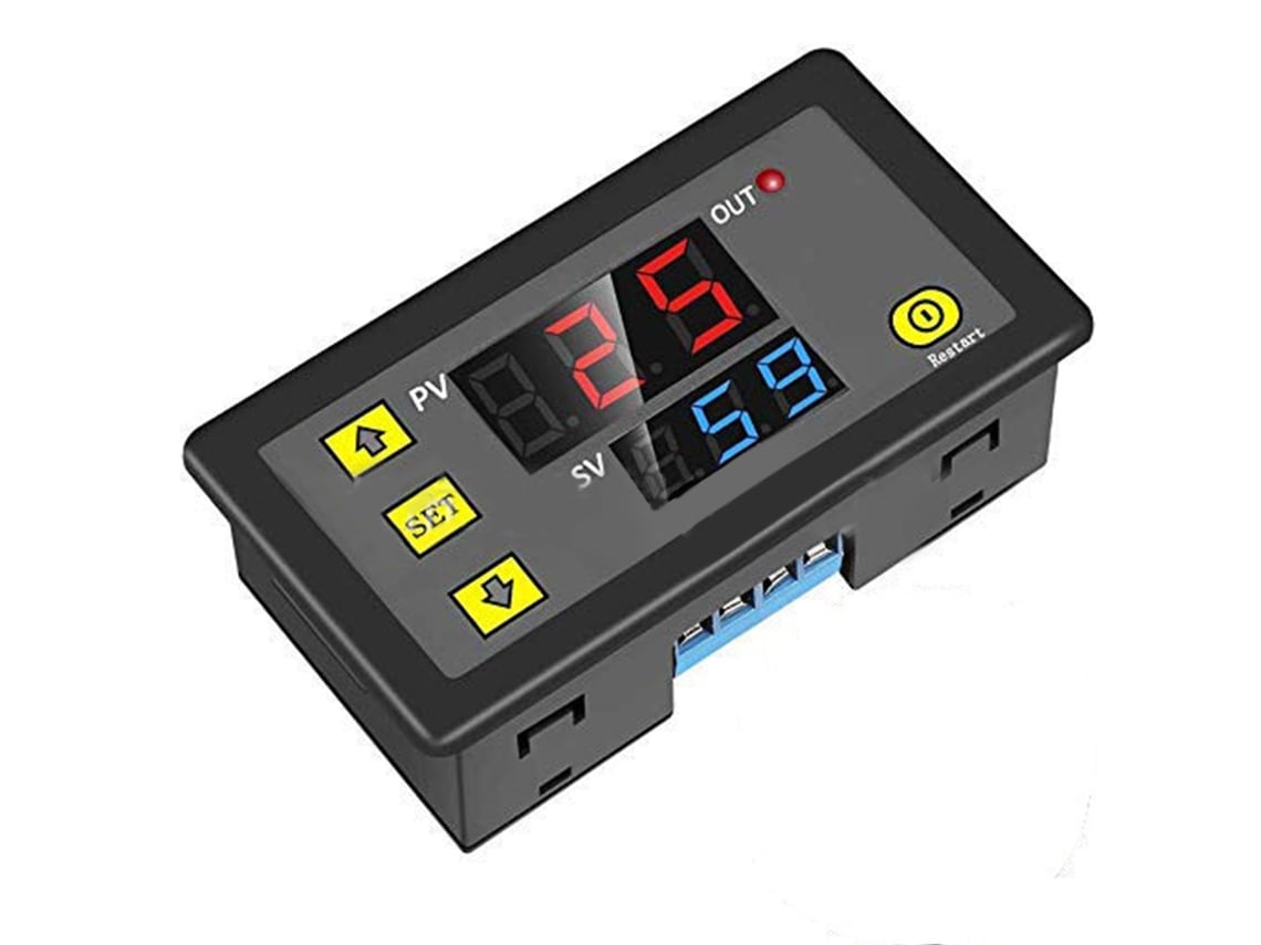 Módulo De Relé Interruptor De Retardo Con Display Digital Prueba De Voltaje 110-220v Control