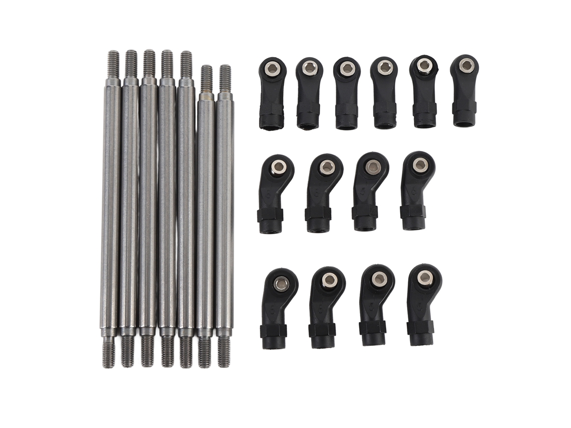 Kit De Varillas De Acoplamiento Para Coche Rc Redcat Gen8 M4 1/10, Acero Inoxidable, Fácil Instalación.