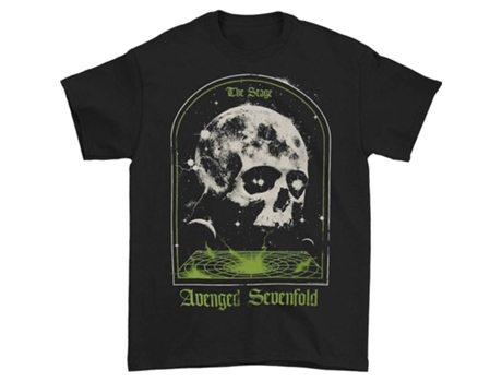 Camiseta ROCKINSTONE de calavera de Avenged Sevenfold AVS The Stage (XL)