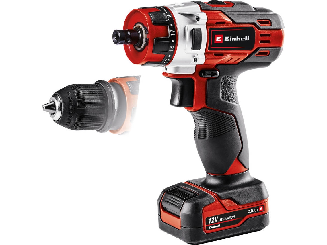 Destornillador inalámbrico EINHELL TE-CD 12/1 X-Li (1X2.0)