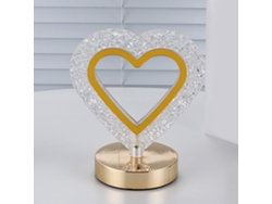 2026-lámpara De Mesa De Cristal Recargable Cuidado De Ojos Luz Ambiente Regalo Romántico Ajustable