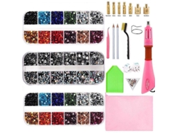 Aplicador De Diamantes De Imitación Con Kit De Diamantes De Imitación Termoadhesivos Para Ropa, Accesorios Y Artículos De Decoración Del Hogar.