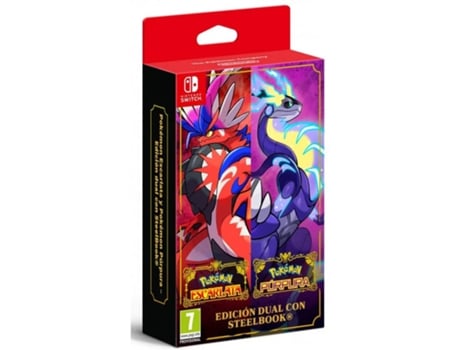 Pack Doble Juego Nintendo Switch Pokémon Escarlata y Pokémon Púrpura