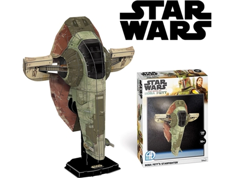 Puzzle 3D Star Wars - Boba Fett (Edad Minima: 8 años - 130 piezas)