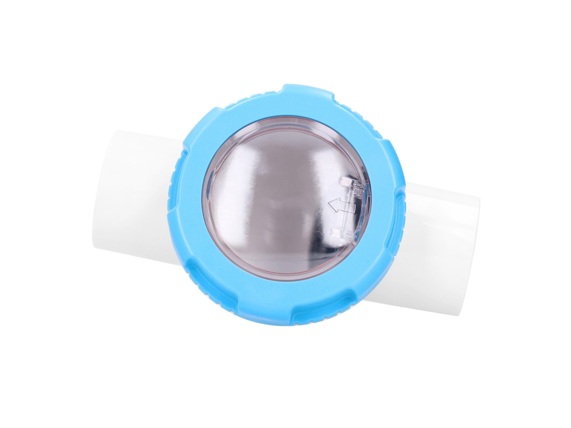 Válvula Antirretorno Visible De 2 Pulgadas Para Piscina, Conexión De Tubería Unidireccional