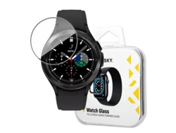 Cristal protector híbrido para Samsung Galaxy Watch 4/5 de 44 mm, color negro Vayotoy