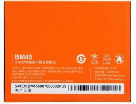 Batería MOVITEK BM45 Xiaomi Redmi Note 2