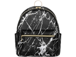 Mochila Tropicallife Piel Texturizada Estampado Mármol Para Niñas Mujeres Niños Mochila Escolar Bolso Hombr
