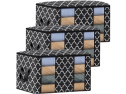 Almacenamiento Armario Edredones Mantas Cojines Peluches Chaquetas Bolsas Grandes Plegables Cremallera Ventana