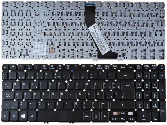 Teclado para Portátil Acer Aspire V5-531 V5-571 M5-581G M5-581T
