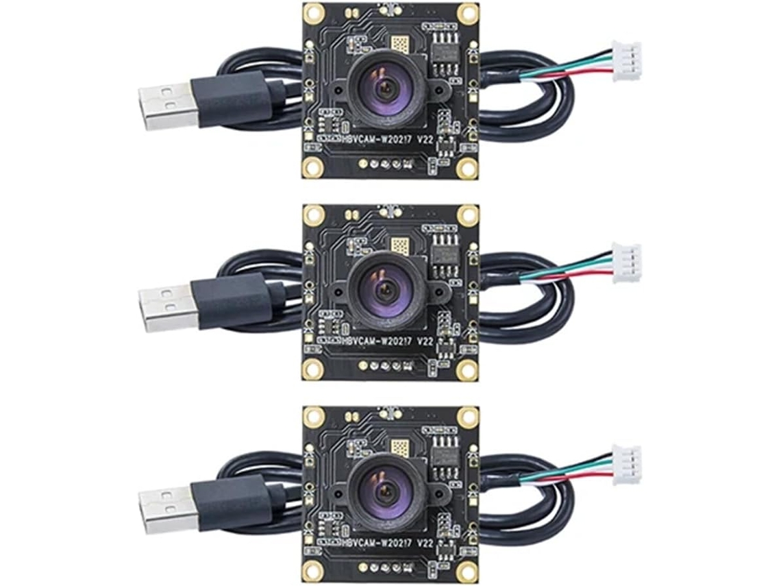 3 Módulos De Cámara De Alta Definición Ov9732 Para Autodarts Io, Con Cables De 32x32 Mm.