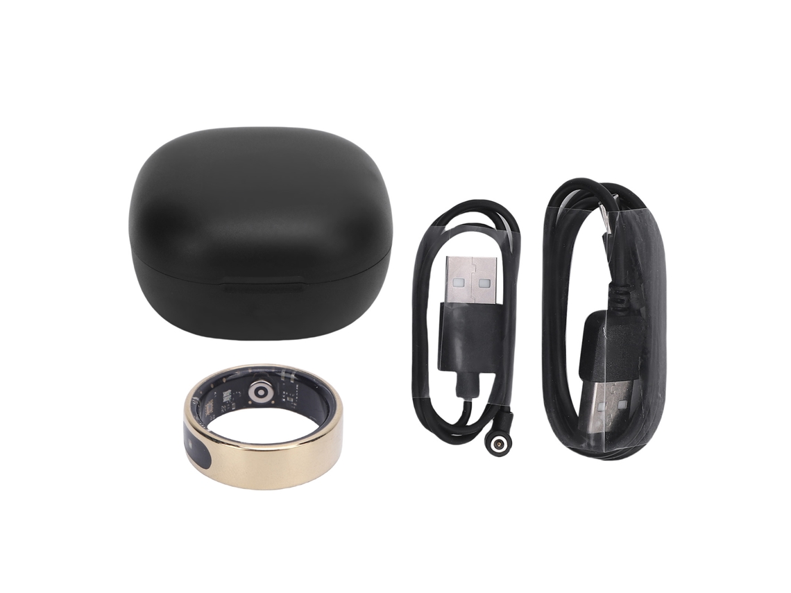 Anillo Inteligente Con Seguimiento De Temperatura Corporal, Control Táctil Y Rastreador De Fitness