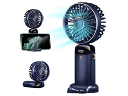 Ventilador de Mano Portátil ENZON 5000Mah5 Velocidades Azul