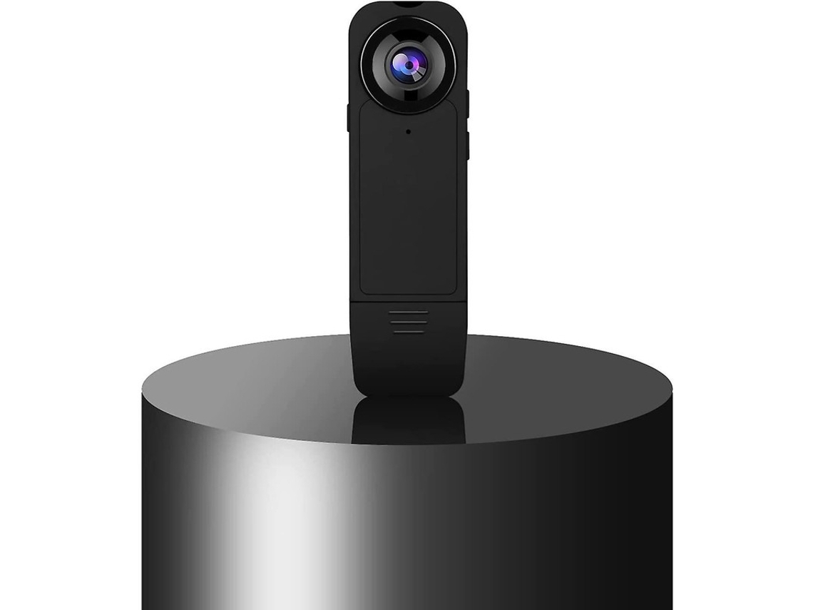Mini cámara con clip portátil inalámbrico 1080P visión nocturna detección de movimiento grabadora de vídeo negro YEMAESRE