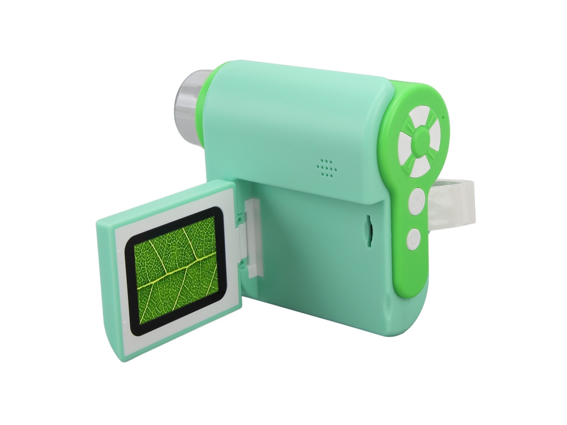 2026-microscopio Portátil Para Niños, Microscopio De Bolsillo Mini Digital Monocular Infantil