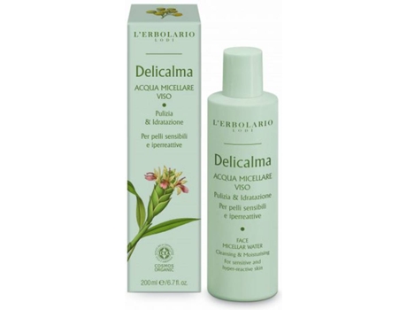 Agua Micelar L'ERBOLARIO Delicalma (200 ml)
