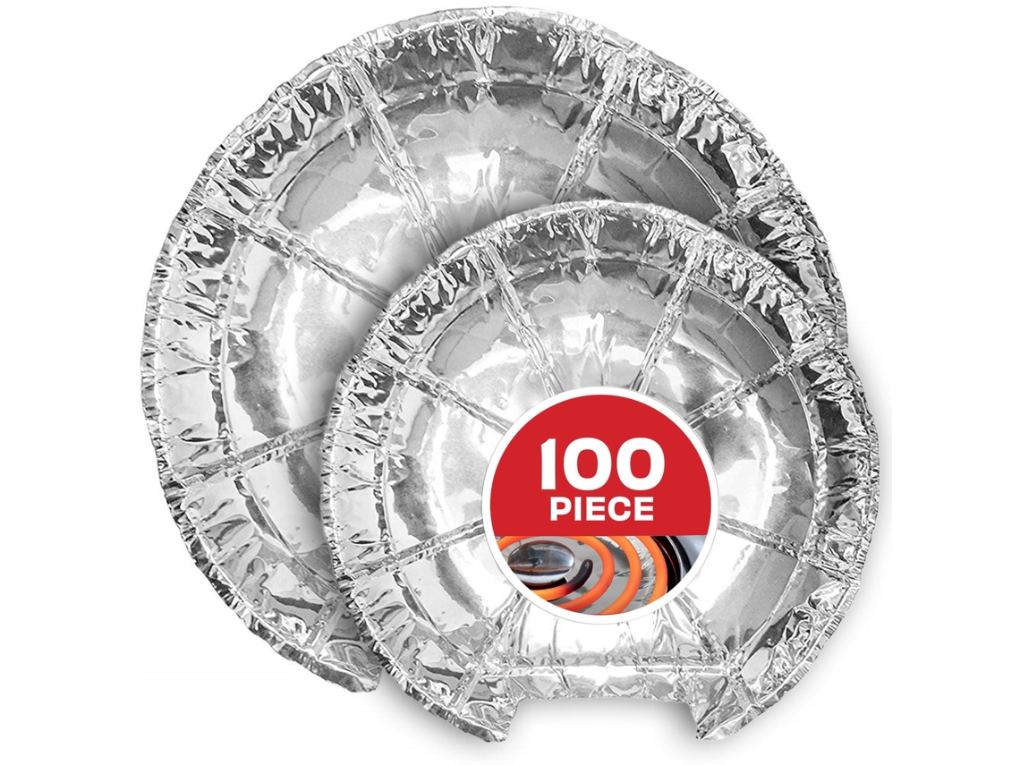 Cubiertas Redondas para Estufas Eléctricas, 100 Unidades, Protección para Placas de Cocina