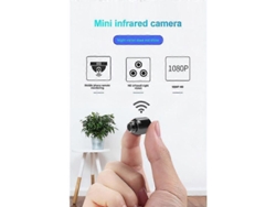 Cámara IP inalámbrica Luxora Mini 1080p HD con visión nocturna, cámara para monitoreo remoto y cámaras Wi-Fi TAISHENGDA