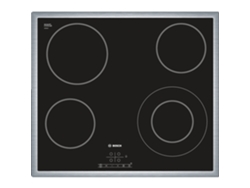 Placa de Vitrocerámica BOSCH PKF645B17E (Eléctrica - 58.3 cm - Inox)