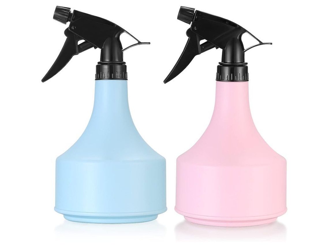 2026-botellas De Spray Plásticas De 500ml Pieces, Pulverizadores Reutilizables - Rosa+azul