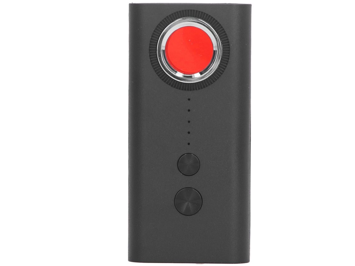 Detector de señal de 1MHz a 6,5 ​​GHz, sensibilidad de 4 engranajes, buscador GPS, instrumento de grabación antiseguimiento, DC5V (negro) CHRONUS