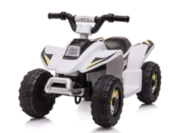 Moto 4 CHIPOLINO 6V SPEED blanco (Edad Mínima Recomendada: 3 años)
