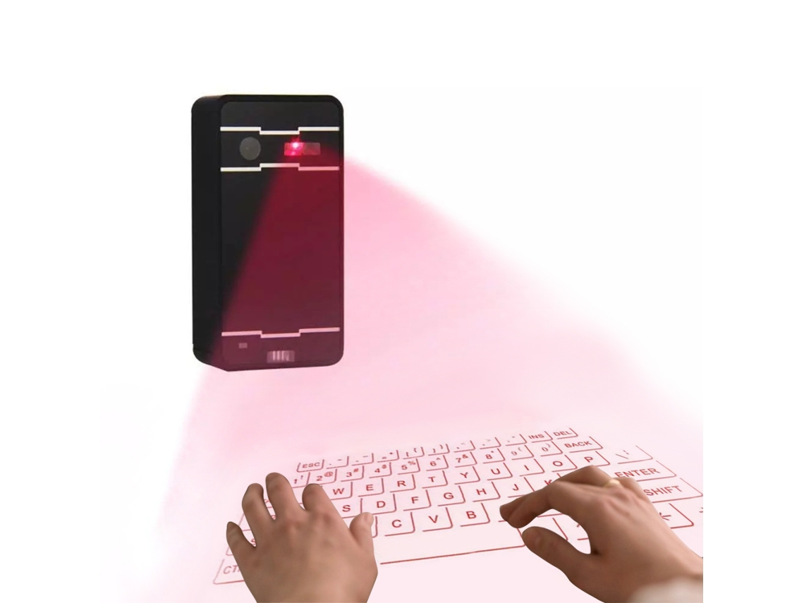 Teclado virtual inalámbrico Bluetooth (configuración y asignación sencillas)