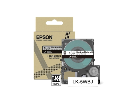 Cartucho de Tinta Original EPSON LK-5WBJ (Blanco)