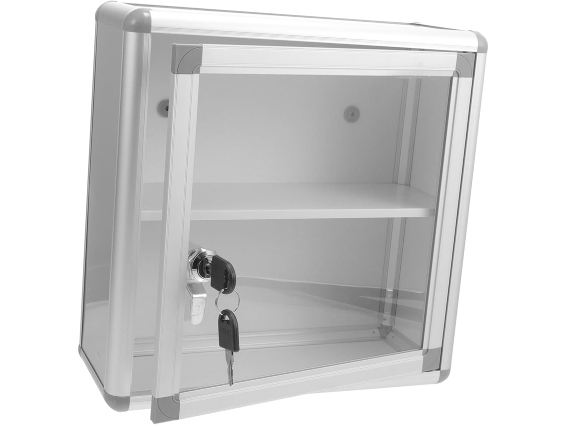 Botiquín Multicapa Aluminio Cerradura Capacidad Impermeable Portátil Armario Pared Almacenamiento Familiar