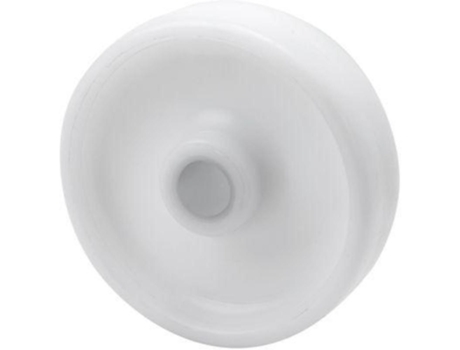 Rueda uta100-12-40 poliamix blanco eje liso pisada balona ALEX