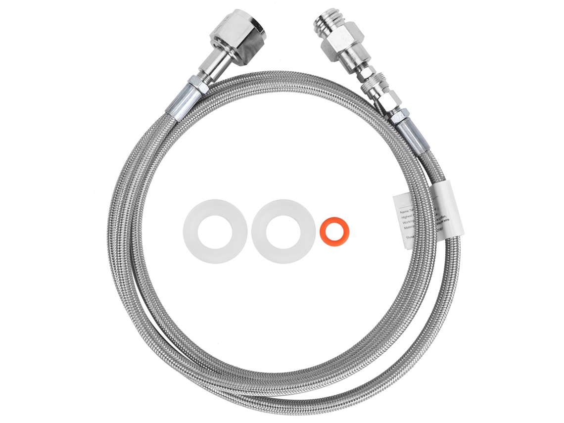 Kit Adaptador De Manguera De Gas Co2 G5/8-14 Tr21-4 Para Máquinas De Refrigeración De 1,8 M
