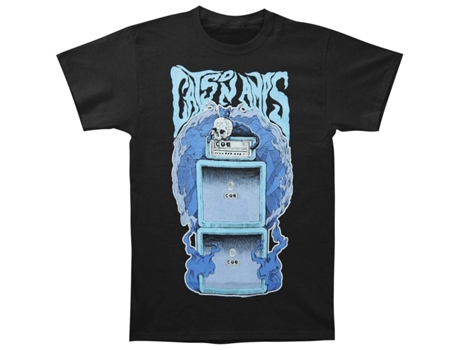 Camiseta ROCKINSTONE Cats On Amps camiseta Doom azul (XXXL)