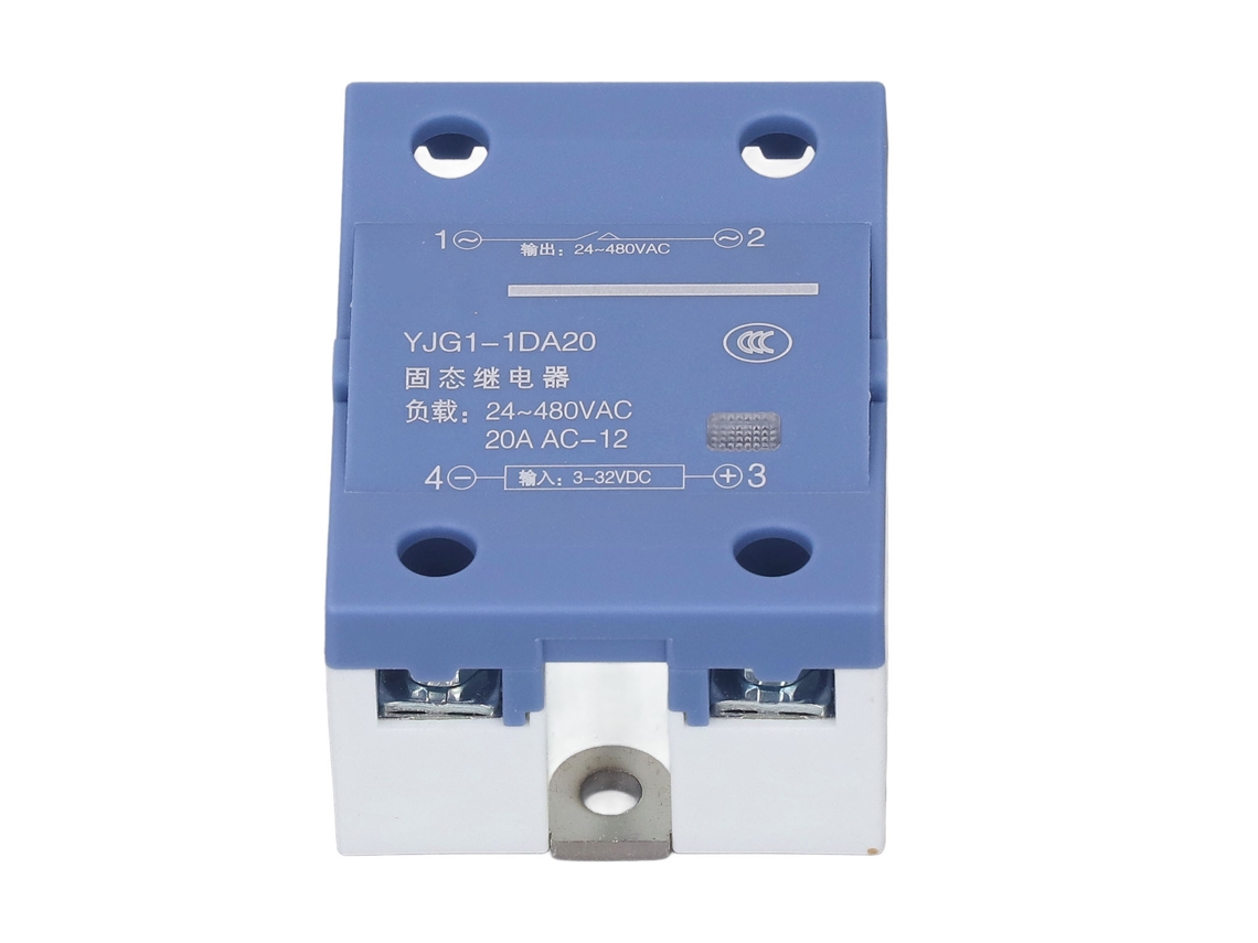 Relé De Estado Sólido (ssr) Monofásico De 20 A, De 3-32 V Cc A 24-480 V Ca, Sin Contacto.