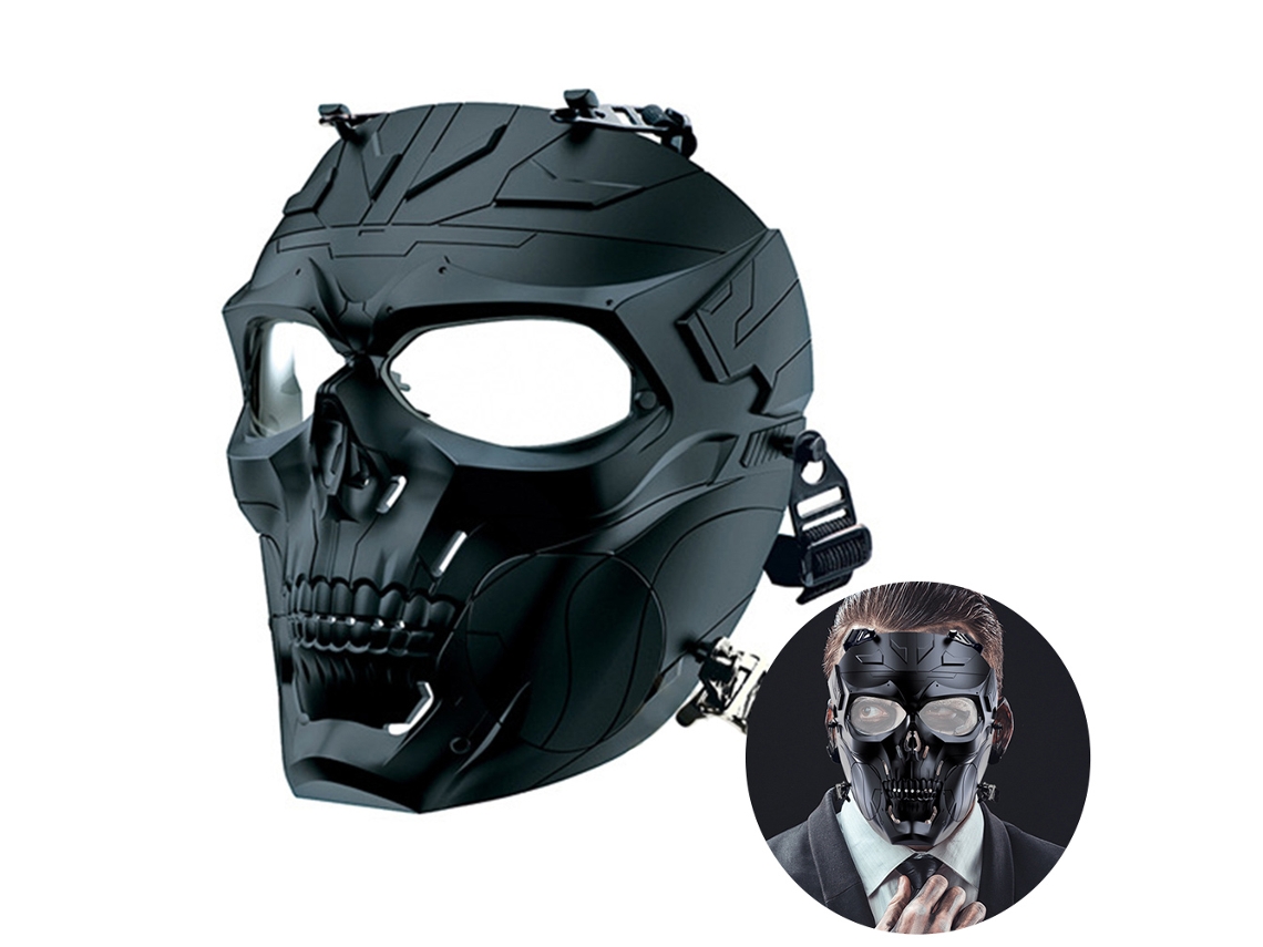 Máscara de esqueleto CS Halloween Cosplay Juego Bioquímica